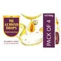 Bajaj Almond Drops Moisturising Soap – Almond Oil and Vitamin E For Soft and Glowing Skin