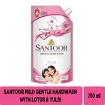 Santoor Mild Gentle Handwash – Lotus and Tulsi Tough on Germs
