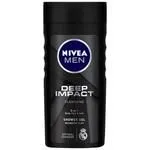 Nivea Men Body Wash Deep Impact 3-In-1 Shower Gel For Body Face and Hair With Microfine Clay