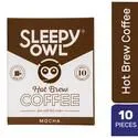 Sleepy Owl French Vanilla Hot Brew Bags – Fine Arabica Beans Blend Easy To Use