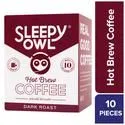 Sleepy Owl Hot Brew Latte Bags – High Quality Arabica Beans Blend Easy To Use