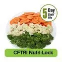 Carrots Sliced Broccoli Florets and Cauliflower Florets