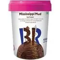 Baskin Robbins Ice Cream – Mississippi Mud Sprinkled with Brownie Cake Pieces Made with Cow Milk