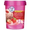 Baskin Robbins Premium Ice Cream – Very Berry Strawberry Made with Cow Milk