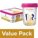 Baskin Robbins Alphanso Mango Ice Cream 700 ml with Ice Cream – Classic Vanilla 450 ml