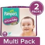 Pampers Active Baby Diapers – Medium