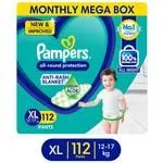 Pampers All-Round Protection Diaper Pants – Extra Large 12-17 kg Anti-Rash Ultra Absorb Leakage Prevention for upto 12 Hours
