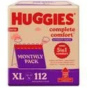 Huggies Wonder Diaper Pants – Extra Large Bubble-bed Pure Softness Monthly Pack