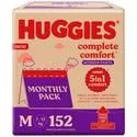 Huggies Wonder Diaper Pants – Medium Bubble-bed Pure Softness Monthly Pack