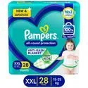 Pampers All-Round Protection Pants – Double Extra Large Size XXL Baby Diapers Anti Rash Lotion With Aloe Vera