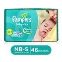 Pampers Baby-Dry Disposable Diapers – NB-S Up to 8 kg Magic Gel Upto 12 Hours of Dryness