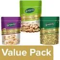 Almonds with Cashews Whole 100percent Natural 200G with Green Raisins Seedless 250G