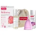 FDA Approved Reusable Menstrual Cup Medium Size With Pouch Mini Intimate Wash and Cup Wash