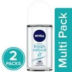 Nivea Women Deodorant Roll-On – Fresh Natural Long-Lasting Freshness and 48H Protection