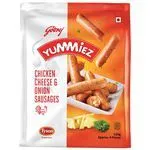 Godrej Yummiez Yummiez Chicken Sausages – Cheese and Onion