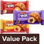Treat Croissant – Cocoa Creme 45 g with Vanilla Creme 45 g with Mixed Fruit 47 g