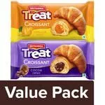Treat Croissant – Orange 45 g with Treat Croissant – Cocoa Creme Filling 45 g