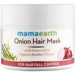 Mamaearth Onion Hair Mask For Hair Fall Control – With Onion Oil and Organic Bamboo Vinegar