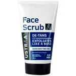 Ustraa Face Scrub For Men – De Tan With Walnut Granules For Exfoliation and Even Tone