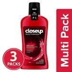Closeup Red Hot Mouthwash