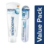 Sensodyne Sensitive Toothpaste – Repair and Protect 70G with Sensitive Toothbrush – Expert 1pc