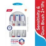 Sensodyne Sensitivity and Gum Toothbrush – With Soft Bristles Flexible Neck Better Cleaning Without Excess Pressure
