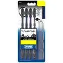 Oral-B Cavity Defense Toothbrush With Charcoal Extract Soft Cleans Deep Removes Stain