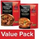 ITC Master Chef Butter Chicken and Masaledaar Mutton Ready to Eat Cooking Masala Paste 80 g
