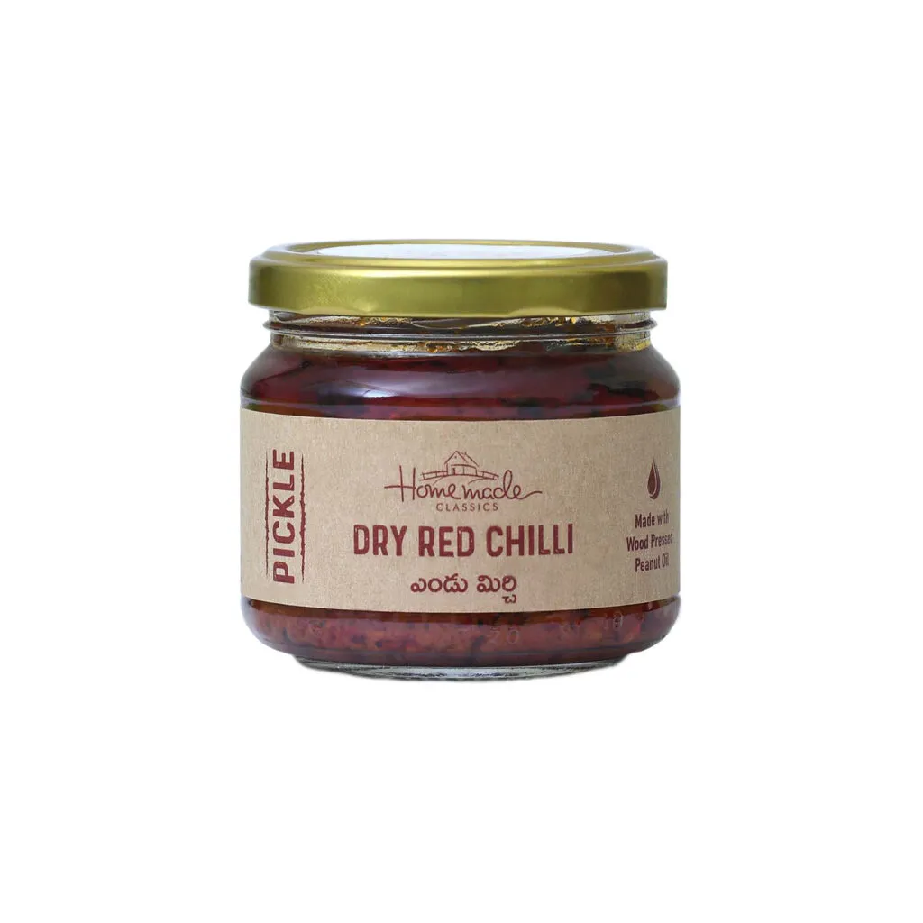 Dry Red Chilli Pickle ( Endu Mirchi Pachadi ) -300 g