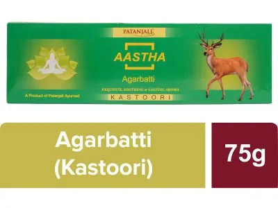 Patanjali Aastha Agarbatti Kasturi 75G