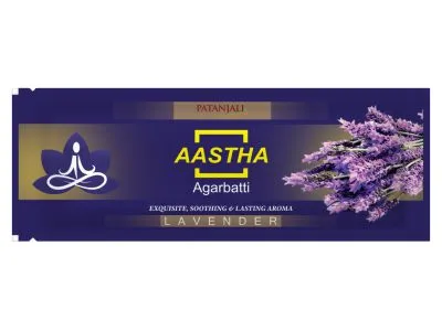 Patanjali Aastha Agarbatti Lavender – 18 28G