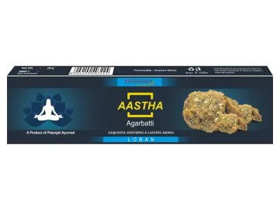 Patanjali Aastha Agarbatti Loban 20G