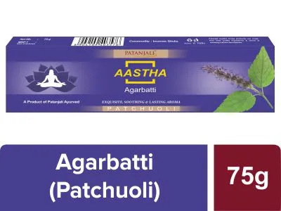 Patanjali Aastha Agarbatti Patchouli 75G