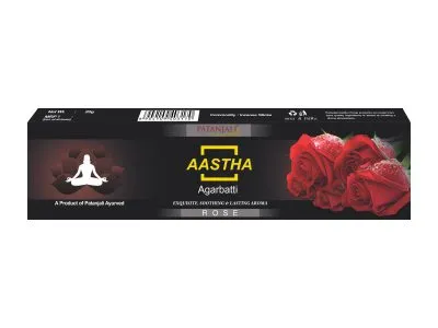 Patanjali Aastha Agarbatti Rose 20G