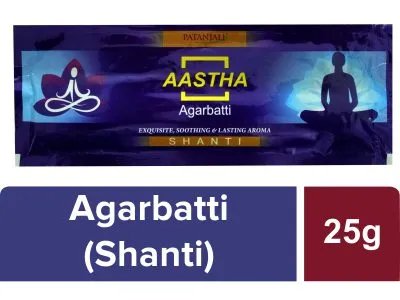 Patanjali Aastha Agarbatti Shanti 25G