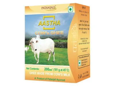 Patanjali Aastha Cow Ghee 200Ml
