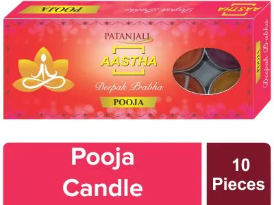 Patanjali Aastha Deepak Prabha Candle 32G
