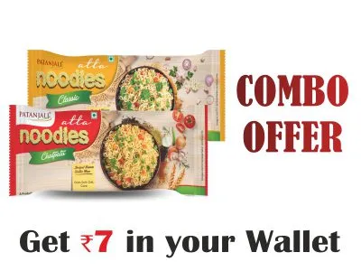 Patanjali Combo- Atta Noodles Chatpata 240 480G
