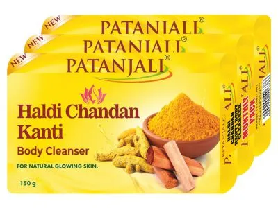 Patanjali Haldi Chandan Kanti Body Cleanser 150G
