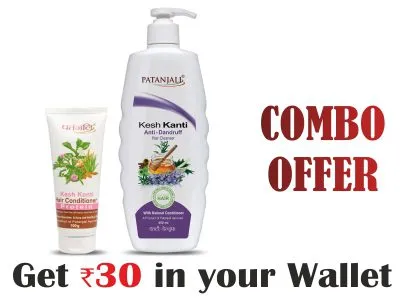 Patanjali Kesh Kanti Combo- Conditioner Protein 550Ml