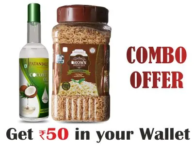 Patanjali Natural Coconut Oil Combo- Virgin 1500G