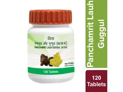 Patanjali Panchamrit Lauh Guggul 120 Tabs 40G