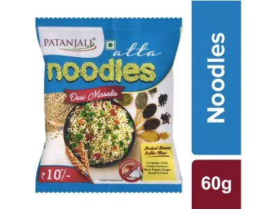 Patanjali Atta Noodles Desi Masala 60G