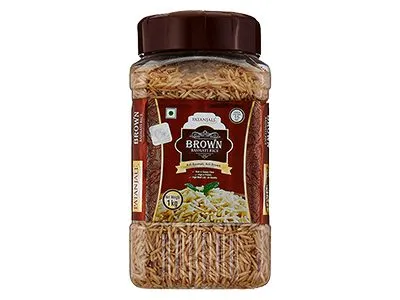 Patanjali Brown Basmati Rice Jar 1Kg