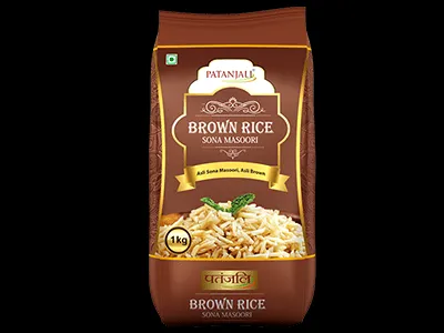 Patanjali Brown Rice- Sona Masoori 1Kg