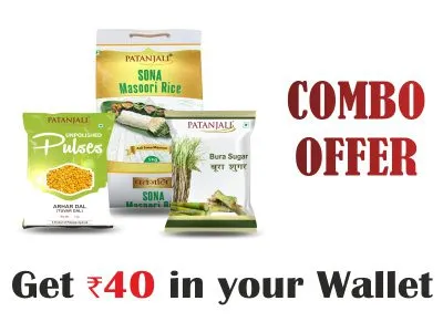 Patanjali Food Combo- Sona Masuri 7Kg