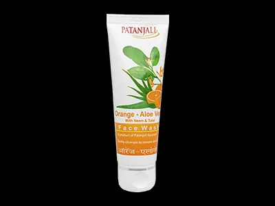 Patanjali Orange Aloevera Face Wash 60G
