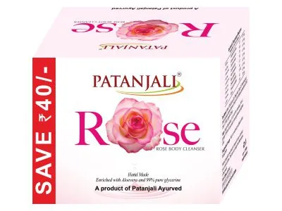 Patanjali Rose Body Cleanser 125G 375G