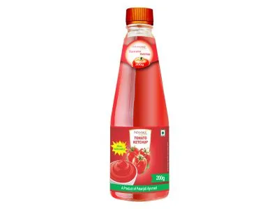 Patanjali Tomato Ketchup W-O Onion 200G