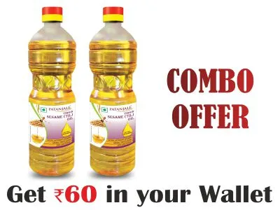 Patanjali Pure Sesame Oil 1 Ltr 2Ltr